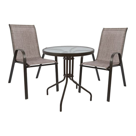 Set Dining Table 3 pieces Chairs & Table HM5181.02 image 1