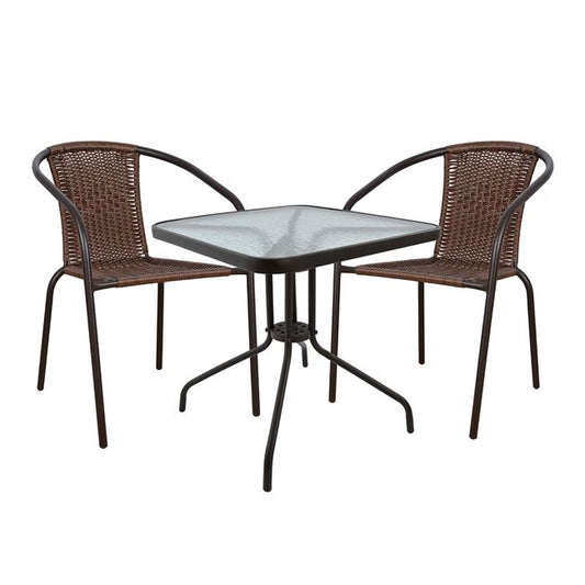 Set Dining Table 3 pieces chairs & table HM5182.02 image 1