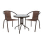 Set Dining Table 3 pieces Chairs & Table HM5178.02 image 1