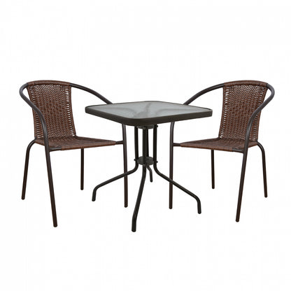 Set Dining Table 3 pieces Chairs and Table HM5179.02 image 1