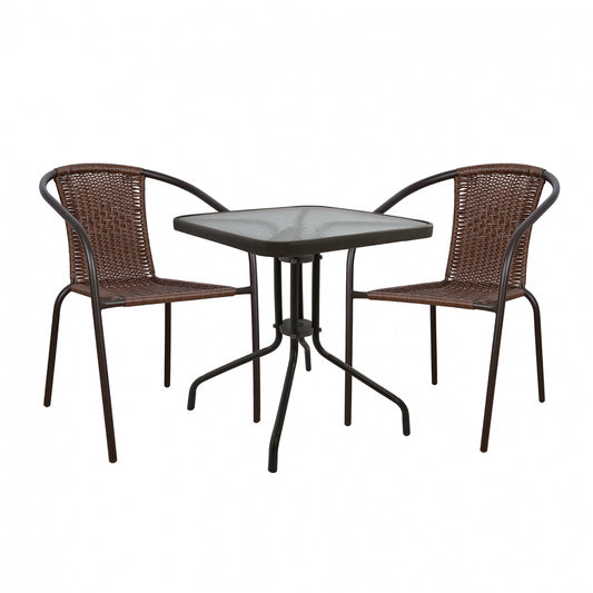 Set Dining Table 3 pieces Chairs and Table HM5179.02 image 1