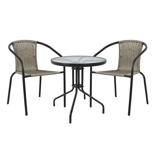 Set Dining Table 3 pieces Chairs & Table HM5178.01 image 1