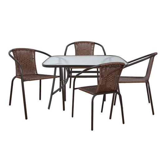 Set Dining Table 5 pieces Chairs and Table HM5192.02 image 1