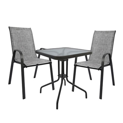 Set Dining Table 3 pieces and 2 chairs & 1 Table HM5183.01 image 1