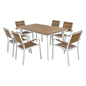 Set Dining Table 7pieces White color HM5240.01 image 1