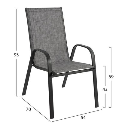 Set Dining table 3 pieces with 2 chairs & 1 Table HM5185.01
