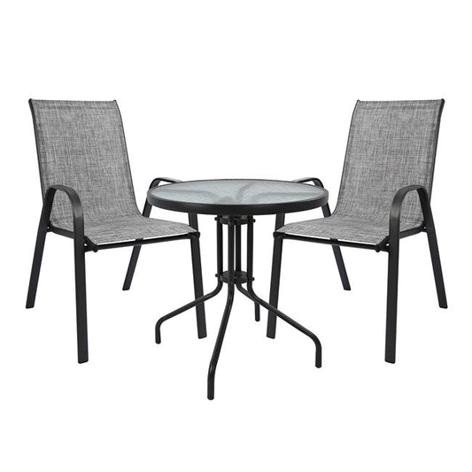Set Dining Table 3 pieces with 2 chairs & Table HM5181.01 image 1