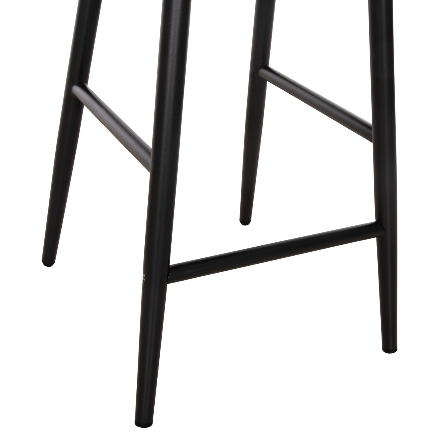 BAR STOOL ALUMINUM CAMDEN HM6142.01 ANTHRACITE WITH ECRU BACK CUSHION WITH PRINT PATTERN 56x60x108Hcm.