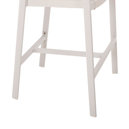 BAR STOOL ALUMINUM WHITE HM5892.12 MEDIUM HEIGHT WITH ARMS-RATTAN&TEXTLINE 55x56.5x99H.