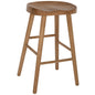 BAR STOOL TOON WOOD IN NATURAL COLOR 40X35X71Hcm.HM9334.01 image 1