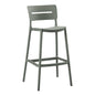 BAR STOOL POLYPROPYLENE SNOD2 HM6100.05 OLIVE GREEN 37,2x50x101,5Hcm. image 1
