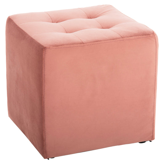 STOOL PUNK HM264.12 DUSTY PINK VELVET 39Χ39Χ36Hcm. image 1
