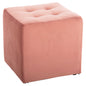 STOOL PUNK HM264.12 DUSTY PINK VELVET 39Χ39Χ36Hcm. image 1