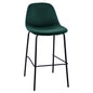 HM9298.13 bar stool VINCENT, cypress green, metal legs, 47x51x96 image 1
