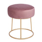 Stool Karlo HM8411.02 Rotten apple with gold Base ''36x38  cm image 1