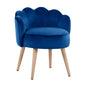 Stool with back Elise HM8628.08 Blue Velvet 55x52x60cm image 1