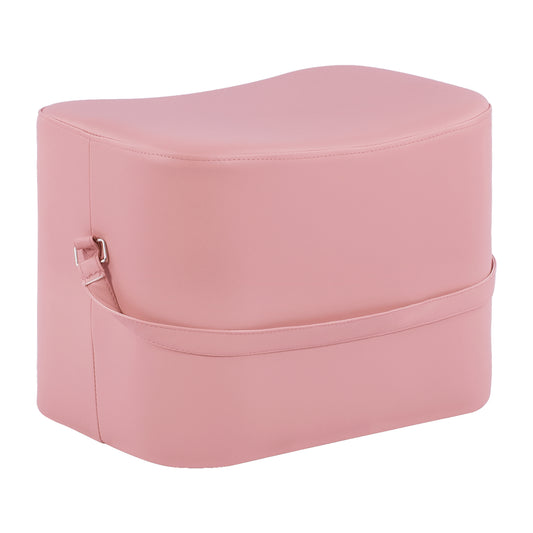 Stool Beate with PU in rotten apple color HM8630.02 50x34x35cm image 1