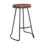 Bar Stool HM8487.11 from solid acacia wood image 1