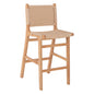 BARSTOOL MEDIUM-HEIGHT HM9332.01 RUBBERWOOD & ROPE- NATURAL COLOR 45x46x95Hcm. image 1
