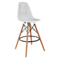 Bar Stool Renata White HM0173.01 58x56x107 cm. image 1