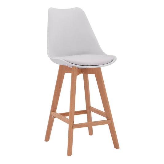 Bar Stool Vegas HM8000.11 White 48x58x105 cm image 1
