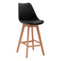 Bar Stool Vegas HM8000.12 Black 48x58x105 cm image 1
