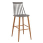 Bar Stool HM8459.10 Vanessa in grey color 43x49x107 cm image 1