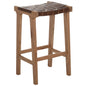 BAR STOOL HM99382.01 SOLID TEAK NATURAL 40X35X65H image 1