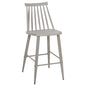 BAR STOOL MEDIUM HEIGHT VANESSA HM9300.20 POLYPROPYLENE & METAL-GREY 45,5x46x97Hcm. image 1