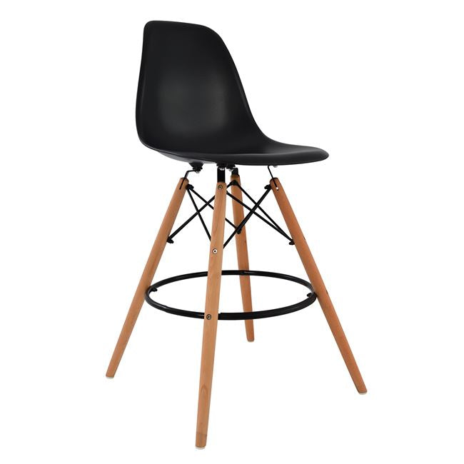 Bar Stool Renata Black HM0173.02 47x50x108 cm image 1
