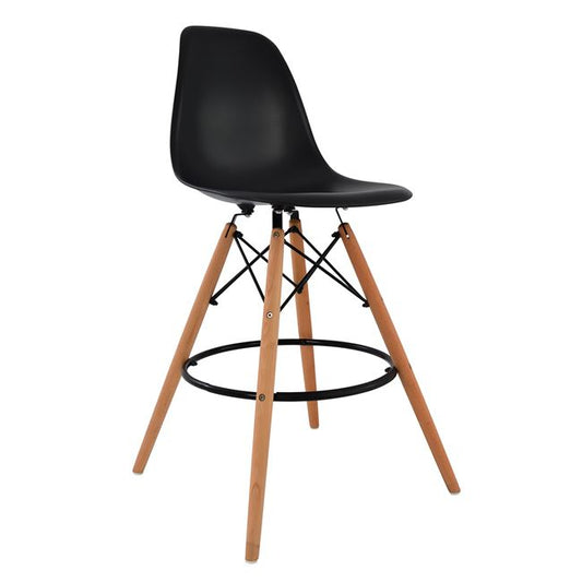 Bar Stool Renata Black HM0173.02 47x50x108 cm image 1