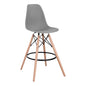 Bar Stool Renata HM0173.10 Grey 58x56x107cm image 1