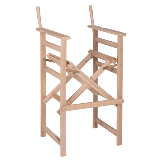 DIRECTOR'S BAR STOOL PALMER UNPAINTED FRAME ONLY HM5578.04 57x57x117Hcm image 1