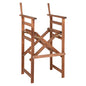 DIRECTOR'S BAR STOOL PALMER IN WALNUT-IMPREGNATED FRAME ONLY HM5578.01 57x57x117Hcm image 1