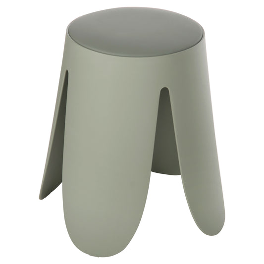 STOOL DENTY HM9619.07 POLYPROPYLENE & PU SEAT IN PISTACHIO GREEN Φ30x45Hcm. image 1