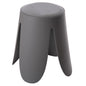 STOOL DENTY HM9619.10 POLYPROPYLENE IN GREY-PU SEAT IN GREY Φ30x45Hcm. image 1