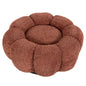 STOOL ROUND KRIPP HM9602.02 PINK BOUCLE-BLACK METAL BASE Φ60x31Hcm. image 1