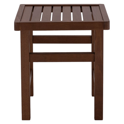 Stool-Table  Walnut Soaking  Koli 40x40 40Χ40X45cm HM289.02