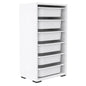 CHEST OF DRAWERS SANI HM18215.01 MELAMINE IN WHITE-6 WHITE P.E. DRAWERS 45,5x30x83Hcm. image 1