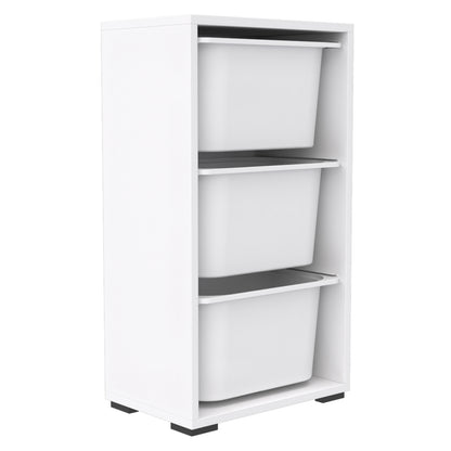 CHEST OF DRAWERS SANI HM18218.01 MELAMINE IN WHITE-WHITE P.E. DRAWERS 45,5x30x83Hcm. image 1