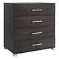 Drawer HM2204.01 with 4 Drawers 75x40x83Η Zebrano Melamine image 1