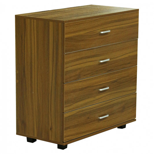 HM8996.02 4-drawer cabinet THORG, walnut, melamine, 80x40x83H image 1