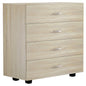 HM8996.01 4-drawer cabinet THORG, sonoma, melamine, 80x40x83H image 1
