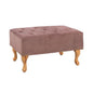 PIANO STOOL T.CHESTERFIELD EMMA HM226.05 DUSTY PINK VELVET-LEGS IN NATURAL 78x46x40Hcm. image 1