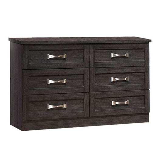 Dressing Table-Drawer HM317.01 with 6 drawers Zebrano 120x40x76cm image 1