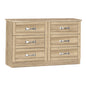 Dressing Table-Drawer HM317.02 with 6 drawers Sonama 120x40x76cm image 1