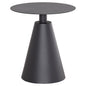 OUTDOOR ROUND SIDE TABLE SERA HM6270.01 ALUMINUM IN GREY Φ50x56Hcm. image 1
