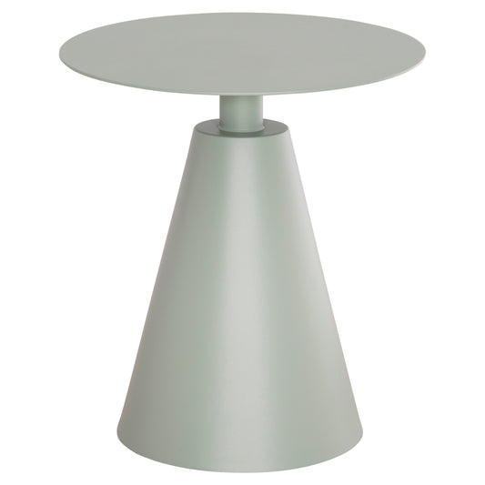 OUTDOOR ROUND SIDE TABLE SERA HM6270.06 ALUMINUM IN PISTACHIO GREEN Φ50x56Hcm. image 1