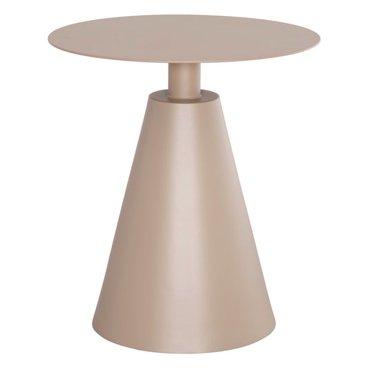 OUTDOOR ROUND SIDE TABLE SERA HM6270.03 ALUMINUM IN CAPPUCCINO COLOR Φ50x56Hcm. image 1