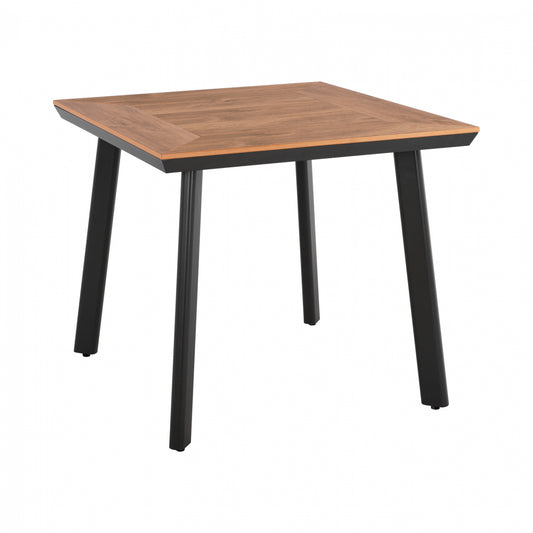 Aluminum Table with polywood HM5563.02 Grey 80x80x72 image 1